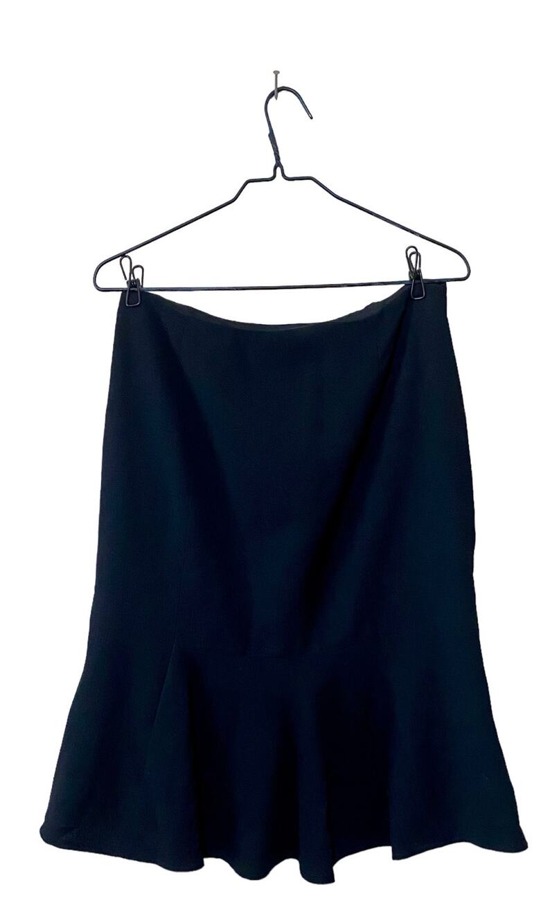 Banana Republic Black Wool Trumpet Skirt Size 4